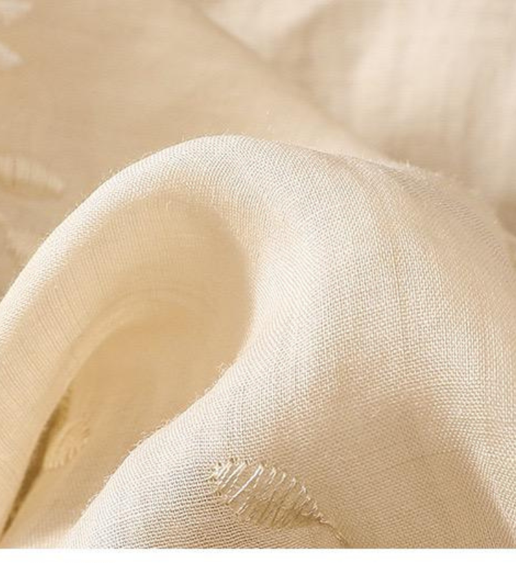 Mia - Pure Cotton Embroidered Shirt