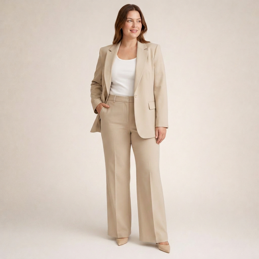 Vanessa | Elegant Suit Set with Flared Pants