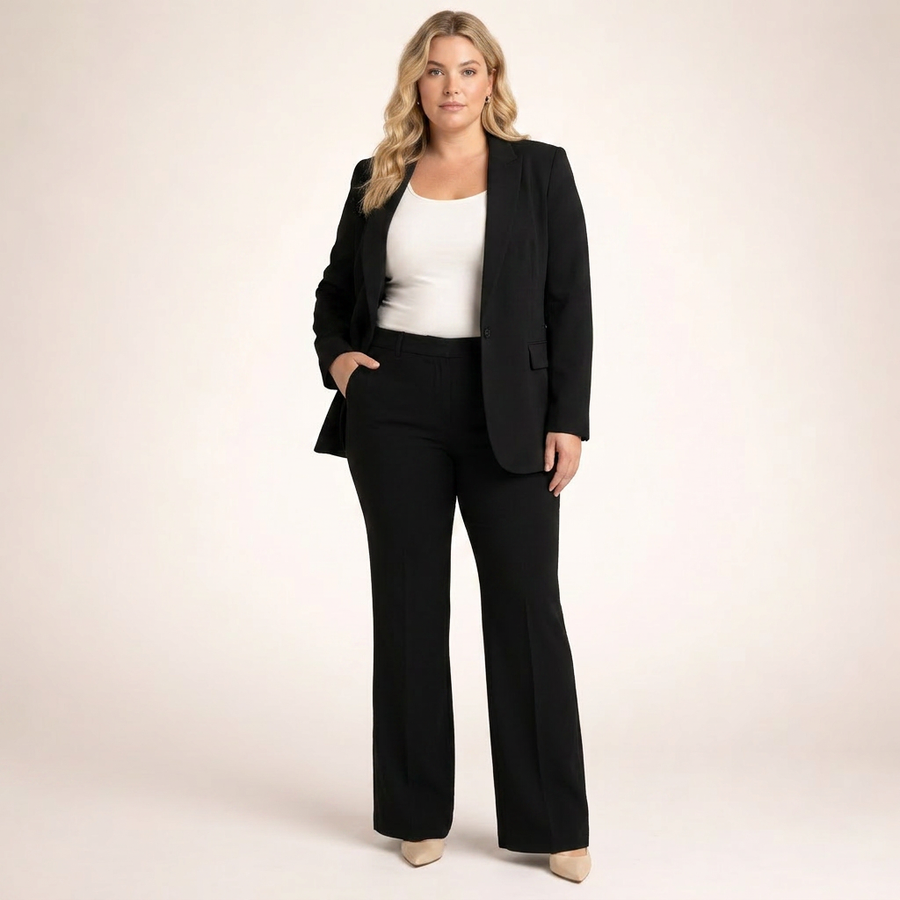 Vanessa | Elegant Suit Set with Flared Pants