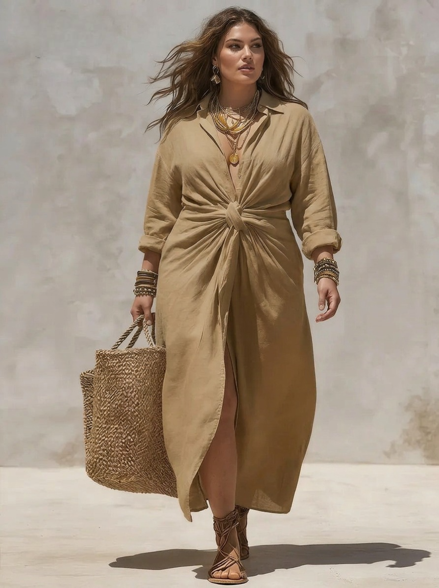 Aria | Knot Maxi Dress